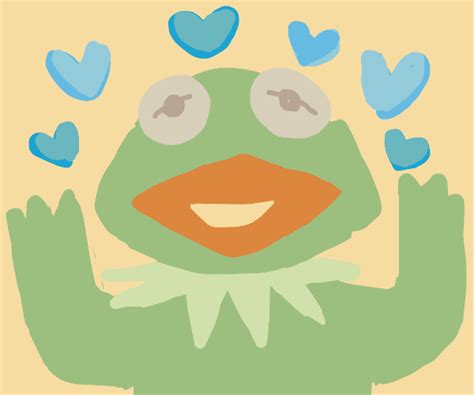 Kermit Expressing His Love For You Drawception