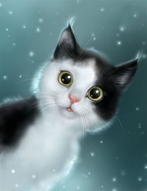 Pin De Tina Cluff En Cat Drawings Gatos Bonitos Dibujos