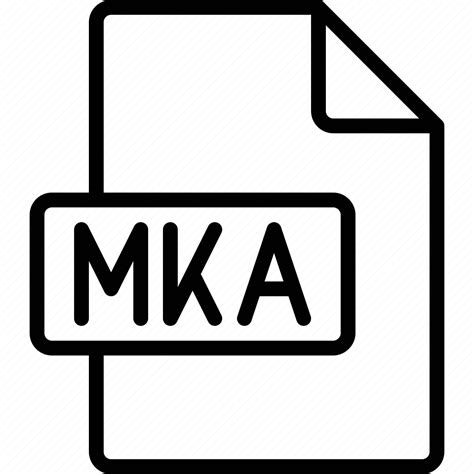 Mka File Document Extension Format Icon Download On Iconfinder