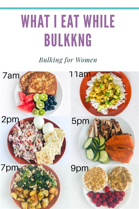 Pin on bulking meal plan