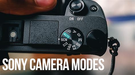Sony Camera Basics Understanding Your Camera Dial Youtube