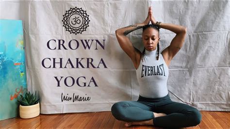 🟣 25 Minute Crown Chakra Yoga Higher Self Spiritualuniversal