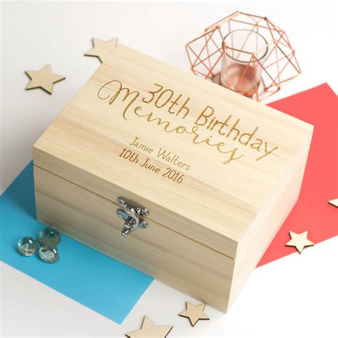 Check spelling or type a new query. personalised 30th birthday keepsake box by mirrorin ...