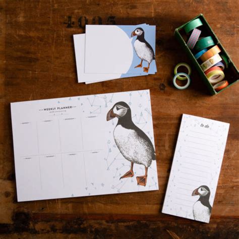 Puffin Note Cards Cherith Harrison Ts And Homeware