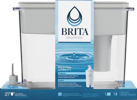 Brita Extra Large Cup Filtered Water Dispenser With Standard Filter Made Without Bpa