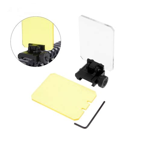 Square Lens Cover Protector Foldable Riflescope Bulletproof Shooting