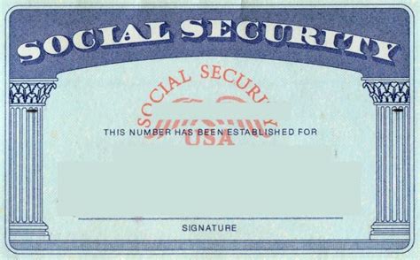 The social service functions in it have been incrementally launched, such as social rights record sheet, pension budget and the exemption of overseas social securities. blank social security card template | Card templates free, Id card template, Social security card
