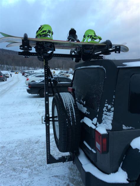 Hitchmount Rack And Snowboards Its A Match Jeep Racks Kayak Rack