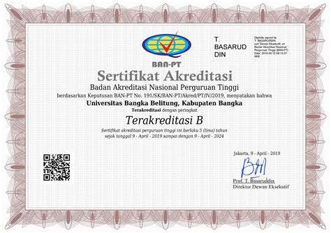 Profil sekolah 2013 by zahidah harun 8354 views. Prodi Teknik Elektro - Akreditasi