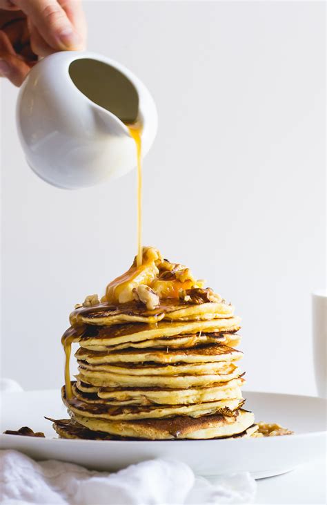 Orange Spice Pancakes With Bourbon Buttered Syrup — Sarah J Hauser