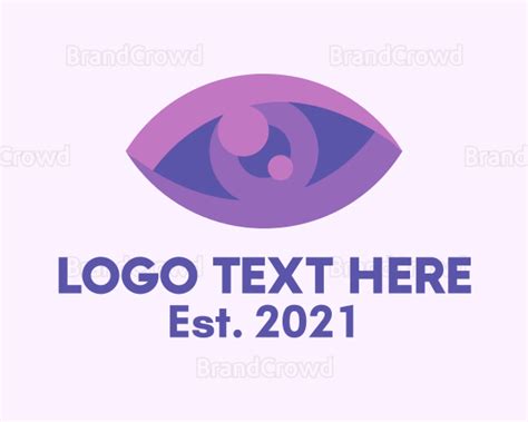 Purple Eye Clinic Logo Brandcrowd Logo Maker