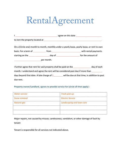 Lease agreement free printable, roommate agreement template, rental agreement templates, consent