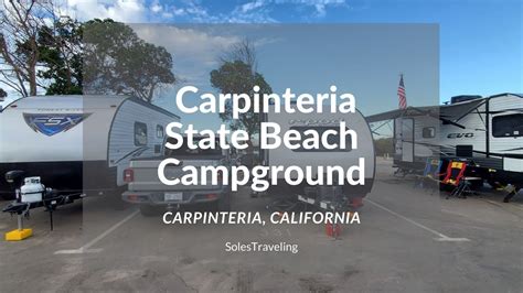 Carpinteria State Beach Camping Rv Park Carpinteria California Rv
