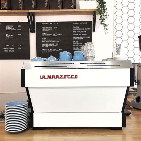The coffee machine can connect directly to the water supply. Laneway & Co on | Coffee machine, Coffee shop design ...