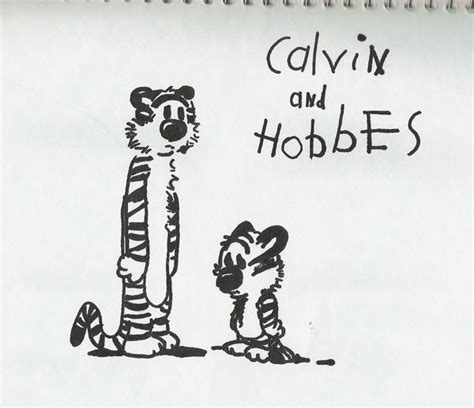 Hobbes And Tiger Calvin By Drachorn On Deviantart