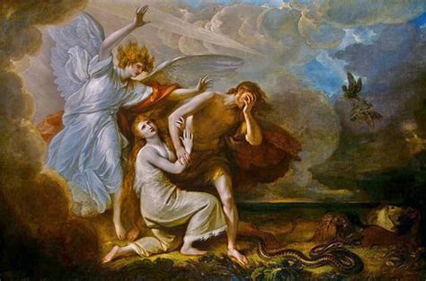 Benjamin West,1791, Expulsion of Adam and Eve from Paradise | Adam and