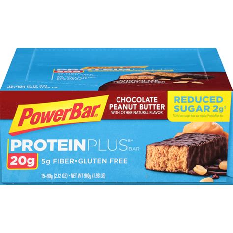 Powerbar Protein Plus Bar Chocolate Peanut Butter 15 Ct Shop