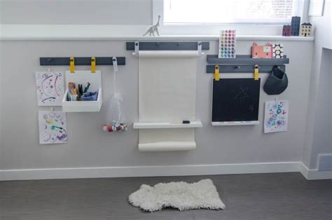 Wall Mounted Art Station For Kids Crateandkids Blog