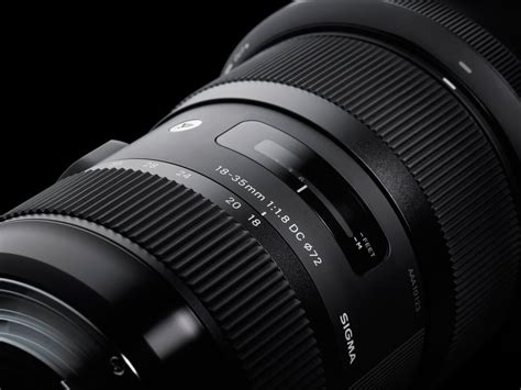 This lens, at its time of manufacturing, was considered a game changer due to it being the only standard zoom boasting a constant f/1.8 aperture. 18-35mm F1.8 DC HSM - Sigma Imaging (UK) Ltd
