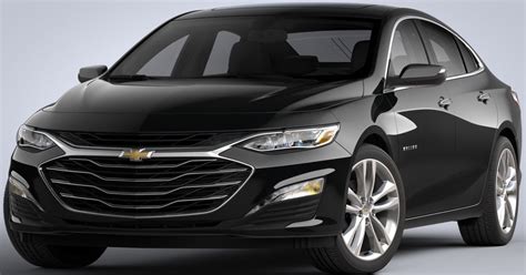 2020 Chevy Malibu Black Interior