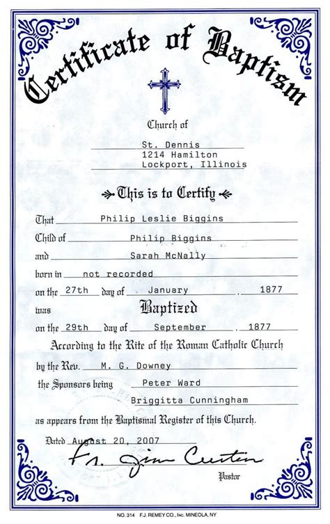 A great free certificate that you can fill the information, print and save time and money. Catholic Marriage Certificate Template | EmetOnlineBlog