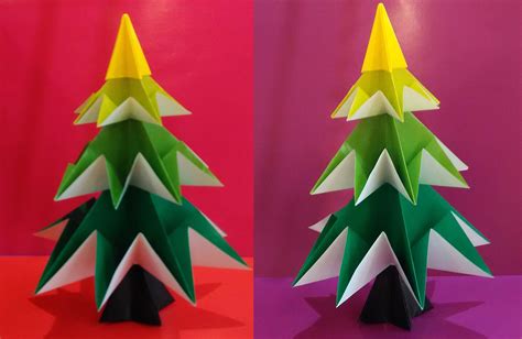 Origami Christmas Tree Jo Nakashima Easy Origami Christmas
