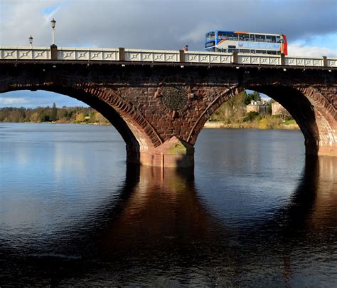 Tour Scotland Tour Scotland Photographs Old Bridge River Tay Perth