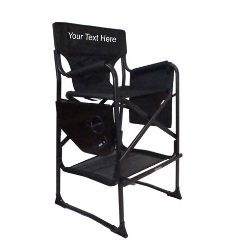 Embroidered Personalized Professional Tall Directors Chair By Pacific