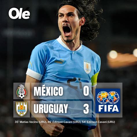Diario Olé On Twitter 👀 ¿méxico Easy Easy 🇺🇾 Uruguay Goleó 3 0
