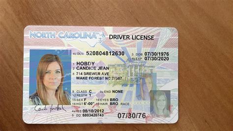 North Carolina Driver License High Quality For Verification Icq