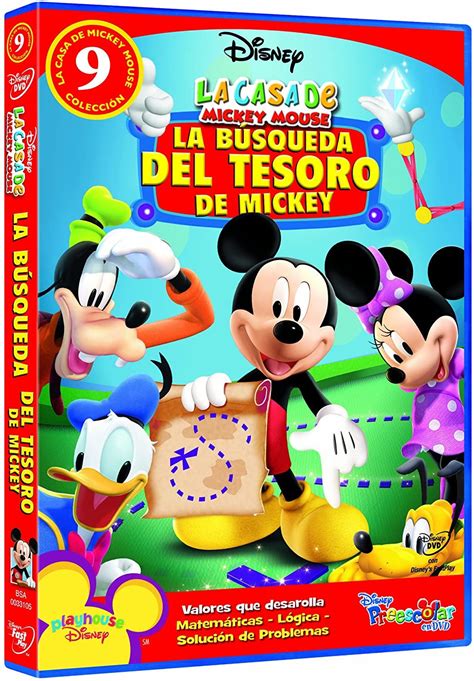 La Casa De Mickey Mouse La Búsqueda Del Tesoro De Mickey Dvd Amazones Varios Cine Y Series