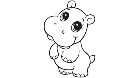 107 dibujos de Hipopótamos para colorear | Oh Kids | Page 5
