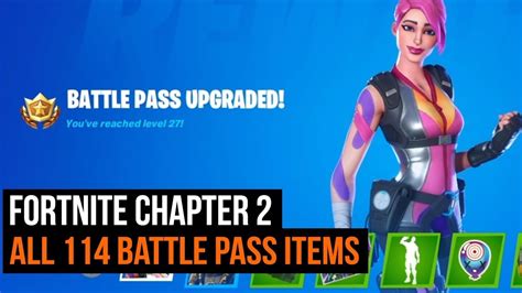 Below, we'll have all the guides you'll need so that you don't. Fortnite Chapter 2 Season 1 | All 114 Battle Pass Items ...