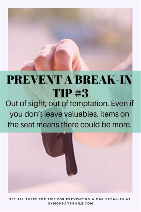 3 Tips To Prevent A Car Break In • Car Breaks Prevention Tablet Charger