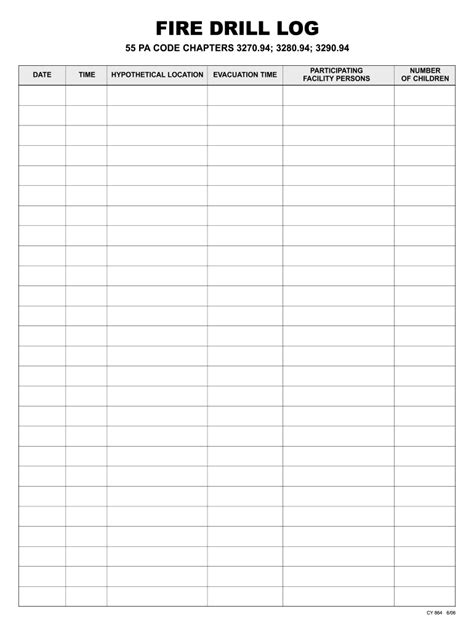Fire Drill Log Fill Out And Sign Online Dochub