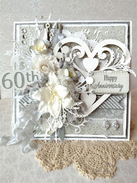 60th Anniversary Card - Scrapbook.com | 60th anniversary, 60 wedding