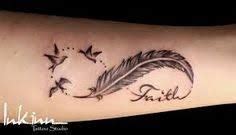 € 20 naar € 50. Afbeeldingsresultaat voor tattoo veer met vogels en vingerafdruk | Veertatoeages, Tatoeage ...