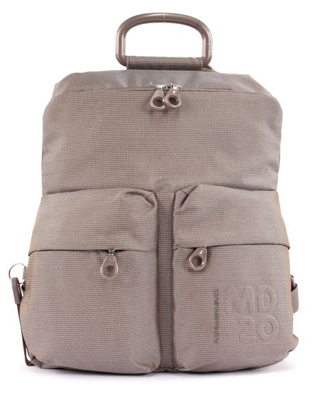MANDARINA DUCK MD20 Backpack M Taupe Buy Bags Purses Accessories