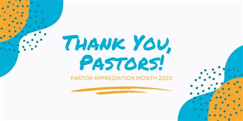 October Is Pastor Appreciation Month WIVH