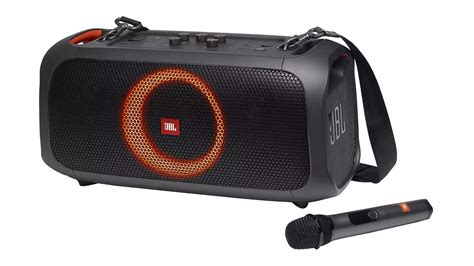 Jbl Partybox On The Go Portable Bluetooth Speaker With Wireless Mic