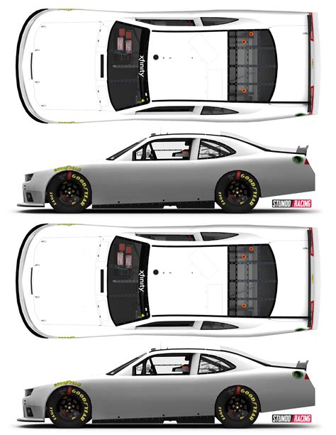 Nascar Xfinity Series 2016 Paint Scheme Design Pdf Template Stunod Racing