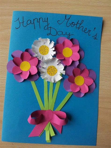 Creativas tarjetas para mamá hechas a mano de mayo