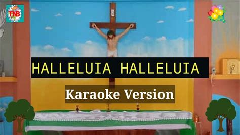 Halleluia Halleluia Karaoke Version Silver Jubilee Track Christian