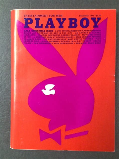 Playboy Magazine December 1971 Centerfold Intact Vargas Girl Ebay