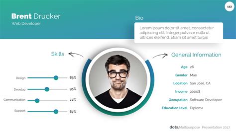 Ppt Biography Template