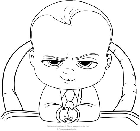 Boss Baby Coloring Pages At Getdrawings Free Download