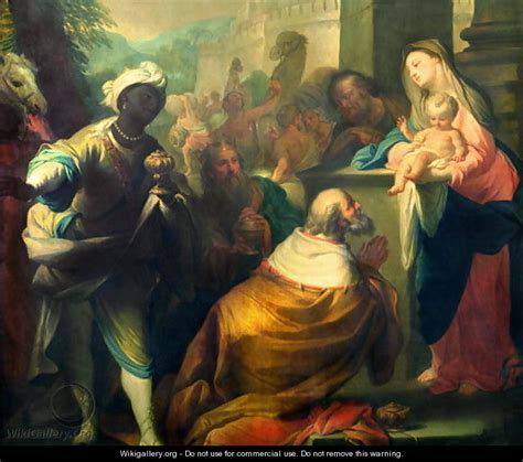 The Adoration Of The Magi C1750 Andrea Casali