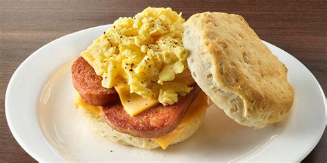Spam Bacon Egg And Cheese Biscuits Spam Recipes