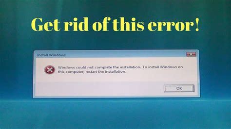 How To Fix Windows Could Not Complete The Installation To Install