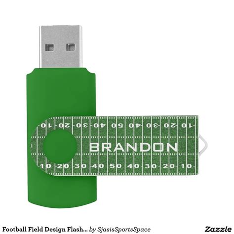 Create Your Own Usb Swivel Flash Drive Zazzle Flash Drive Football